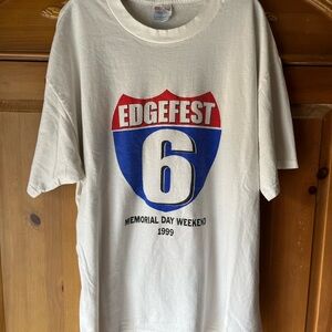 1999 Edgefest tour tee